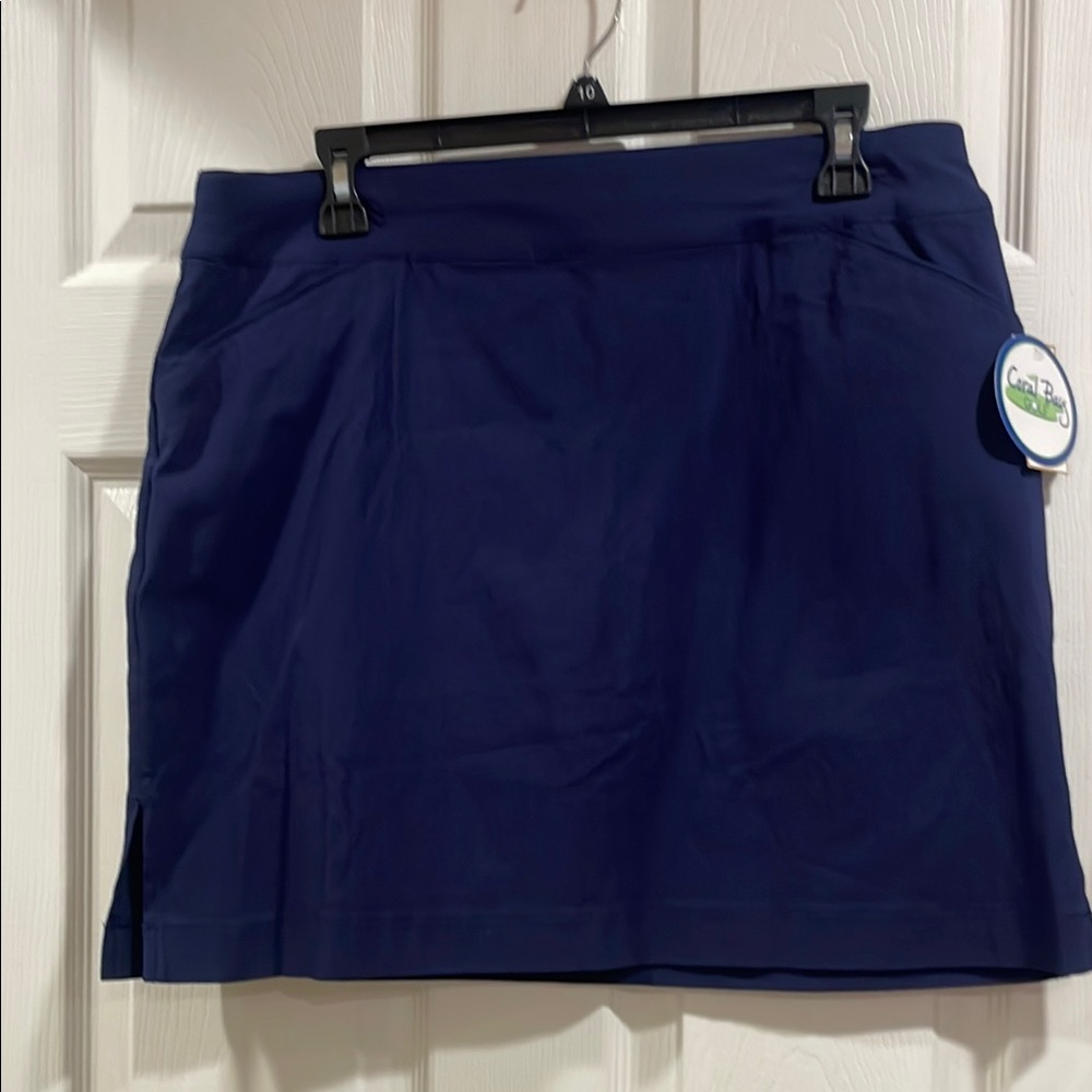 Coral Bay Navy Blue Mini Skort